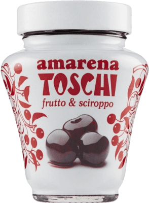 Envío gratis | Licores Toschi Frutto & Sciroppo Italia Botella Medium 50 cl Amarena — Cereza Negra Sin Alcohol