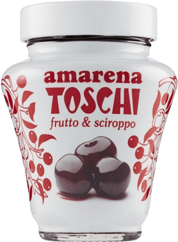 Kostenloser Versand | Liköre Toschi Cereza Amarena Frutto & Sciroppo Italien Medium Flasche 50 cl Alkoholfrei