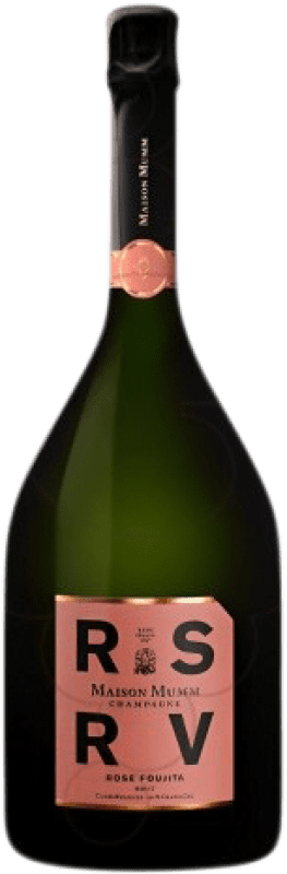 129,95 € Envio grátis | Espumante rosé G.H. Mumm RSRV Rose Foujita Brut Grande Reserva A.O.C. Champagne