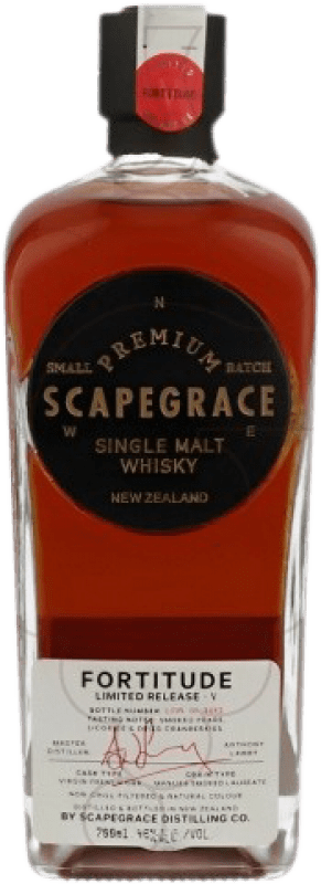 Envoi gratuit | Single Malt Whisky Scapegrace. Fortitude V Nouvelle-Zélande 70 cl