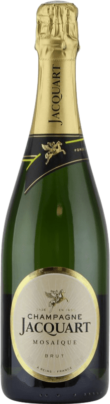 Envio grátis | Espumante branco Jacquart Mosaique Brut Grande Reserva A.O.C. Champagne Champagne França Garrafa Salmanazar 9 L