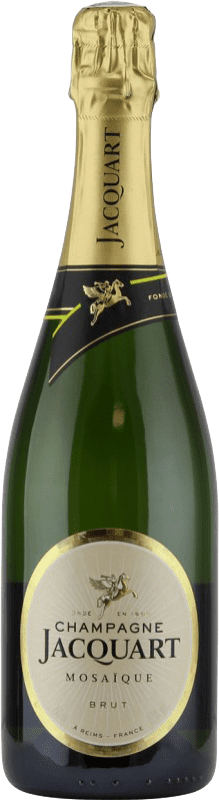 275,95 € Free Shipping | White Sparkling Wine Jacquart Mosaique Brut Grand Reserve A.O.C. Champagne Imperial Bottle-Mathusalem 6 L