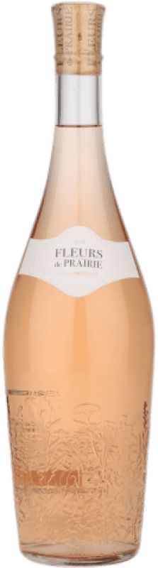 34,95 € Envio grátis | Vinho rosé Fleurs de Prairie Rose A.O.C. Côtes de Provence Garrafa Magnum 1,5 L