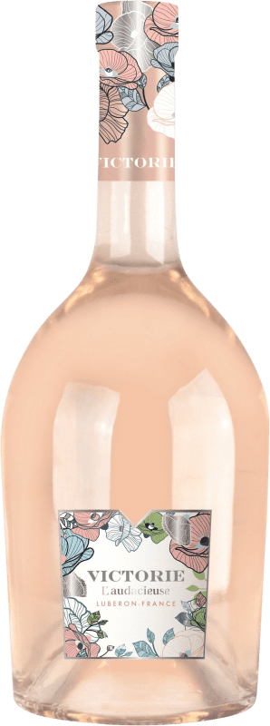 11,95 € Spedizione Gratuita | Vino rosato Victorine l'Audacieuse. Rose A.O.C. Côtes du Rhône