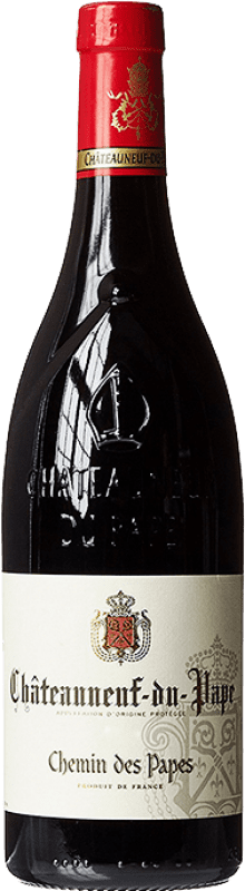 Free Shipping | Red wine Chemin des Papes A.O.C. Châteauneuf-du-Pape Rhône France 75 cl