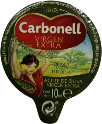 19,95 € | Boîte de 120 unités Huile d'Olive Carbonell HOVE Vierge Extra Andalousie Espagne Monodose 1 cl