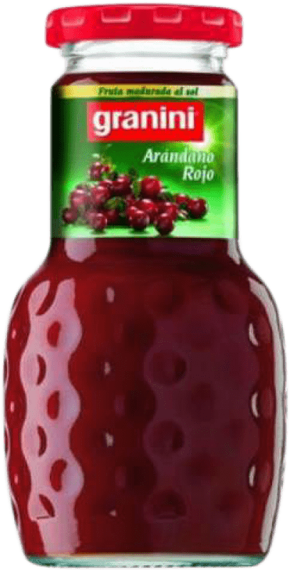 41,95 € Envío gratis | Caja de 24 unidades Zumo Granini Arándanos 100% Exprimido con Pulpa Botellín 20 cl