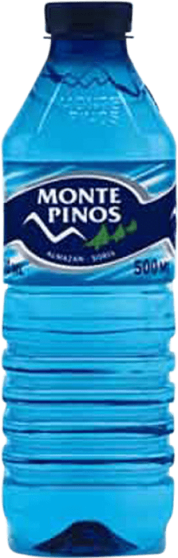 Kostenloser Versand | 35 Einheiten Box Wasser Monte Pinos PET Kastilien und León Spanien Medium Flasche 50 cl