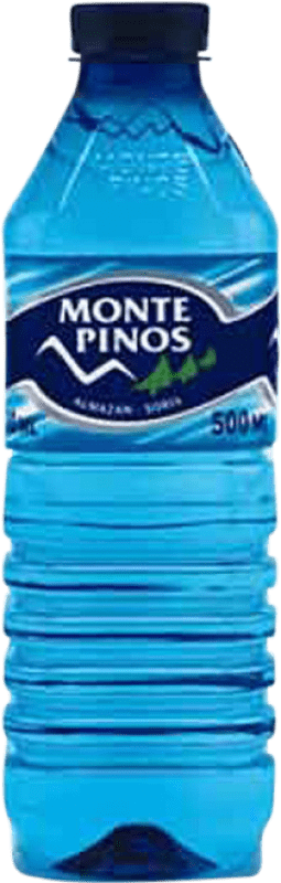 23,95 € Envio grátis | Caixa de 35 unidades Água Monte Pinos PET Garrafa Medium 50 cl