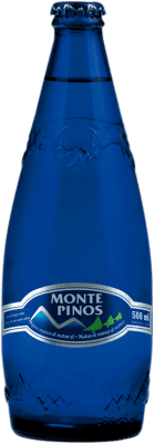 6,95 € | Boîte de 20 unités Eau Monte Pinos Premium Vidrio RET Castille et Leon Espagne Bouteille Medium 50 cl