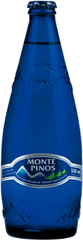 Kostenloser Versand | 20 Einheiten Box Wasser Monte Pinos Premium Vidrio RET Kastilien und León Spanien Medium Flasche 50 cl