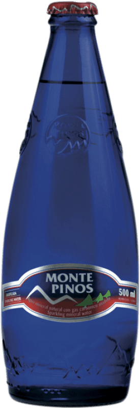 7,95 € Kostenloser Versand | 20 Einheiten Box Wasser Monte Pinos Gas Vidrio RET Medium Flasche 50 cl