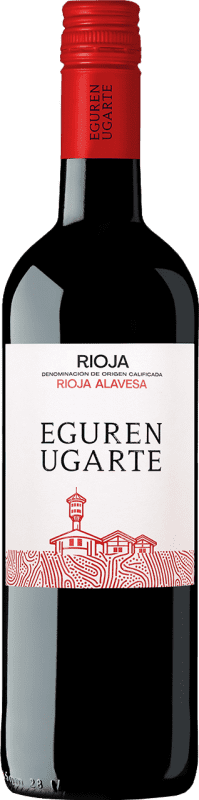 7,95 € Бесплатная доставка | Красное вино Eguren Ugarte Дуб D.O.Ca. Rioja