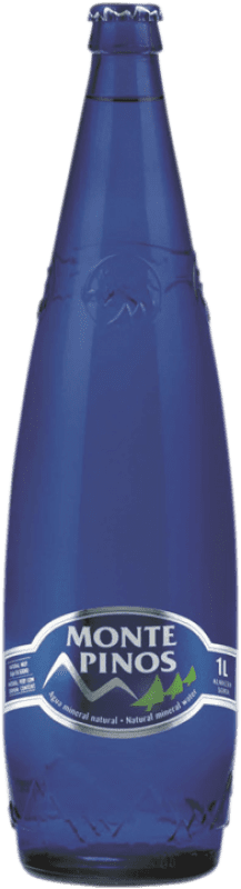 5,95 € Envio grátis | Caixa de 12 unidades Água Monte Pinos Premium Vidrio RET