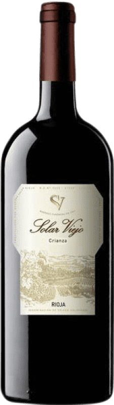 12,95 € | Vinho tinto Solar Viejo Crianza D.O.Ca. Rioja País Basco Espanha Garrafa Magnum 1,5 L