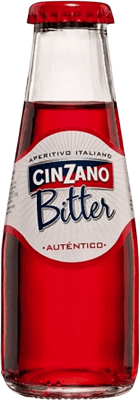 10,95 € | 盒装3个 饮料和搅拌机 Cinzano Bitter Soda VAP 西班牙 微型瓶 10 cl