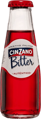 12,95 € Free Shipping | 3 units box Soft Drinks Cinzano Bitter Soda VAP Miniature Bottle 10 cl