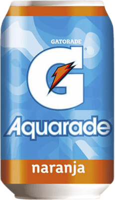 29,95 € | Коробка из 24 единиц Напитки и миксеры Gatorade Aquarade Naranja Испания Банка 33 cl