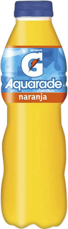 Free Shipping | 12 units box Soft Drinks & Mixers Gatorade Aquarade Naranja PET Spain Medium Bottle 50 cl