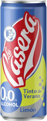 Soft Drinks & Mixers 24 units box La Casera Tinto de Verano Limón 0,0 Can 33 cl Alcohol-Free