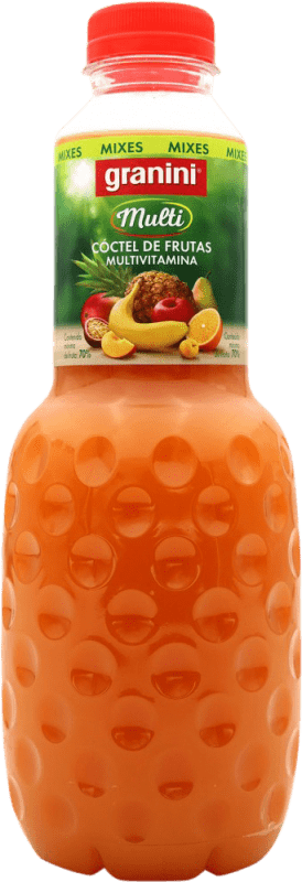 Envio grátis | Caixa de 10 unidades Refrescos e Mixers Granini Multi Vitaminas Espanha 1 L