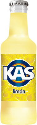 43,95 € | Boîte de 24 unités Boissons Fraîches Kas Limón Nueva Botella Espagne Petite Bouteille 20 cl