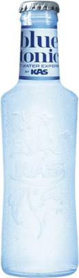 67,95 € Spedizione Gratuita | Scatola da 24 unità Bibite Kas Blue — Edizione Blu Bottiglietta 20 cl Tonic Water — Tonica