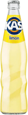 Envio grátis | Caixa de 24 unidades Refrigerantes Kas Espanha Garrafinha Terço 35 cl Limón — Limão
