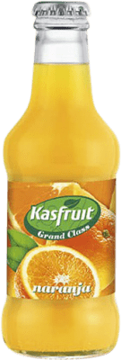 Free Shipping | 24 units box Soft Drinks & Mixers Kas Kasfruit Naranja Spain Small Bottle 20 cl