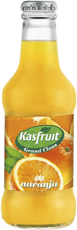 送料無料 | 24個入りボックス 飲み物とミキサー Kas Kasfruit Naranja スペイン 小型ボトル 20 cl