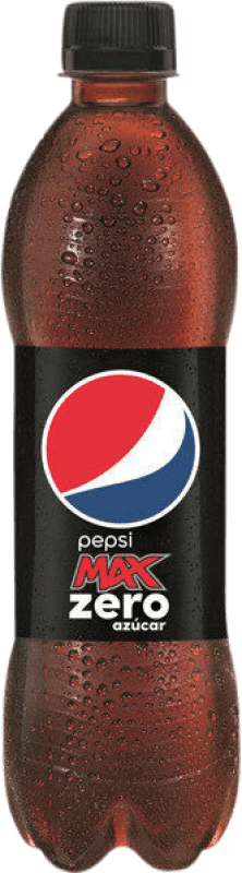 Free Shipping | 12 units box Soft Drinks & Mixers Pepsi Max Zero PET Spain Medium Bottle 50 cl