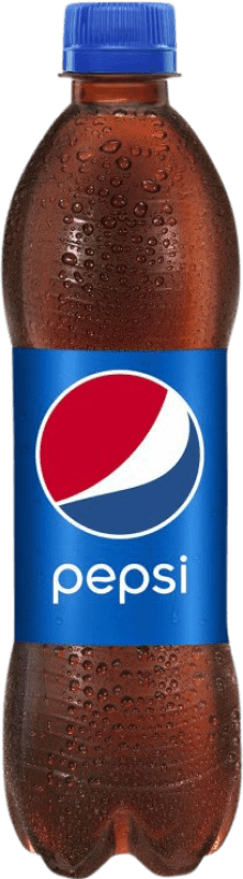 免费送货 | 盒装12个 饮料和搅拌机 Pepsi PET 西班牙 瓶子 Medium 50 cl