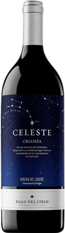 111,95 € Spedizione Gratuita | Vino Rosso Pago del Cielo Celeste Crianza — Invecchiato in Botte D.O. Ribera del Duero Bottiglia Jeroboam-Doppio Magnum 3 L