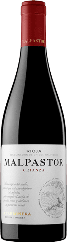 Бесплатная доставка | Красное вино Torres Malpastor La Carbonera старения D.O.Ca. Rioja Ла-Риоха Испания Tempranillo 75 cl