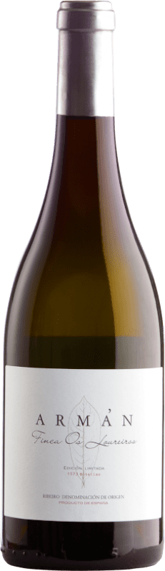 Envio grátis | Vinho branco Casal de Armán Finca os Loureiros D.O. Ribeiro Galiza Espanha Treixadura 75 cl