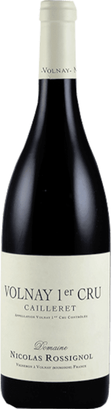 Free Shipping | Red wine Domaine Nicolas Rossignol Cailleret A.O.C. Volnay Burgundy France Pinot Black 75 cl