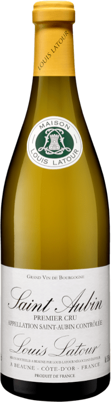 Бесплатная доставка | Белое вино Louis Latour Premier Cru A.O.C. Saint-Aubin Бургундия Франция Chardonnay 75 cl