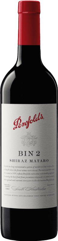 36,95 € | Red Wine Penfolds Bin 2 Shiraz Mataró I.G. Barossa Valley Barossa Valley Australia Syrah — Shiraz, Mataró 75 cl