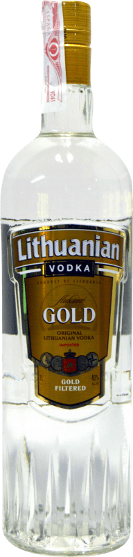 Бесплатная доставка | Джин Lithuanian. Gold Литва 1 L