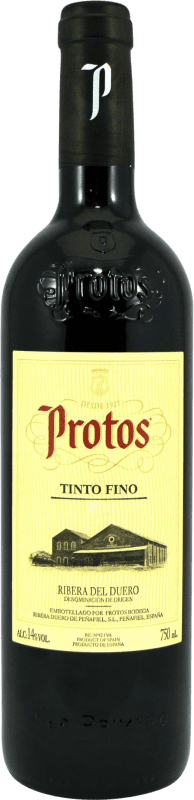 9,95 € Бесплатная доставка | Красное вино Protos Tinto Fino 10 Meses D.O. Ribera del Duero