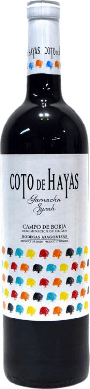 4,95 € | Rotwein Bodegas Aragonesas Coto de Hayas Garnacha Syrah D.O. Campo de Borja Aragón Spanien Syrah, Garnacha — Grenache 75 cl