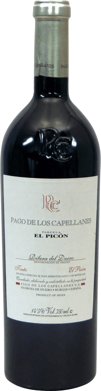 129,95 € Free Shipping | Red wine Pago de los Capellanes Finca El Picón D.O. Ribera del Duero Castilla y León Spain Tempranillo Bottle 75 cl