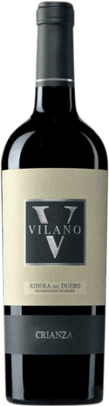 9,95 € Бесплатная доставка | Красное вино Viña Vilano старения D.O. Ribera del Duero