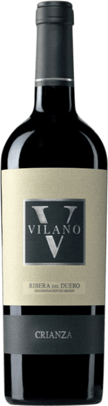 Envio grátis | Vinho Tinto Viña Vilano Crianza D.O. Ribera del Duero Castela e Leão Espanha Tempranillo 75 cl