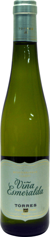9,95 € Бесплатная доставка | Белое вино Torres Viña Esmeralda D.O. Penedès Полубутылка 37 cl