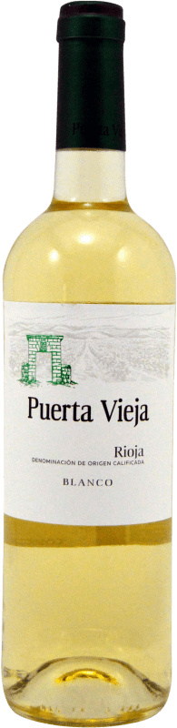 5,95 € Free Shipping | White wine Bodegas Riojanas Puerta Vieja Blanco D.O.Ca. Rioja The Rioja Spain Viura Bottle 75 cl