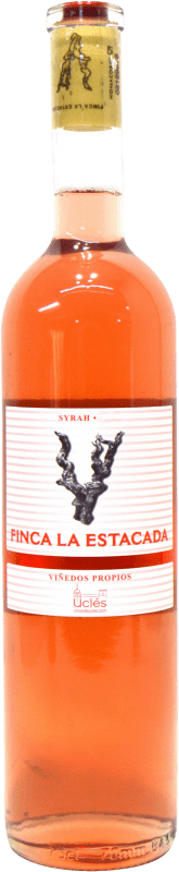 4,95 € Free Shipping | Rosé wine Finca La Estacada Rosado D.O. Uclés Castilla la Mancha Spain Syrah Bottle 75 cl