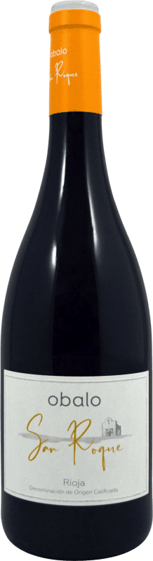 7,95 € 免费送货 | 红酒 Obalo San Roque 年轻的 D.O.Ca. Rioja