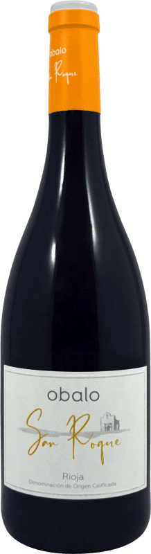 9,95 € Free Shipping | Red wine Obalo San Roque Joven D.O.Ca. Rioja The Rioja Spain Tempranillo Bottle 75 cl