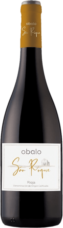 8,95 € | 红酒 Obalo San Roque 年轻的 D.O.Ca. Rioja 拉里奥哈 西班牙 Tempranillo 75 cl